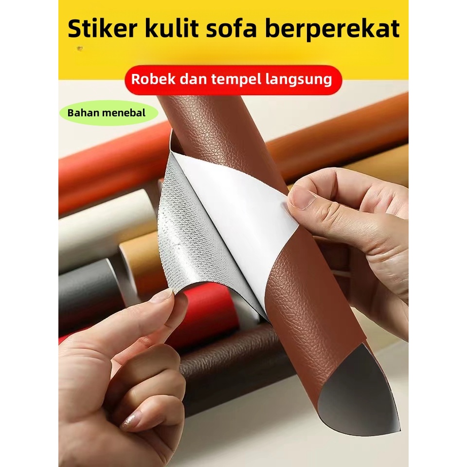 Subsidi reparasi sofa kulit super lengket, reparasi stiker kulit sofa rusak, stiker kulit untuk repa
