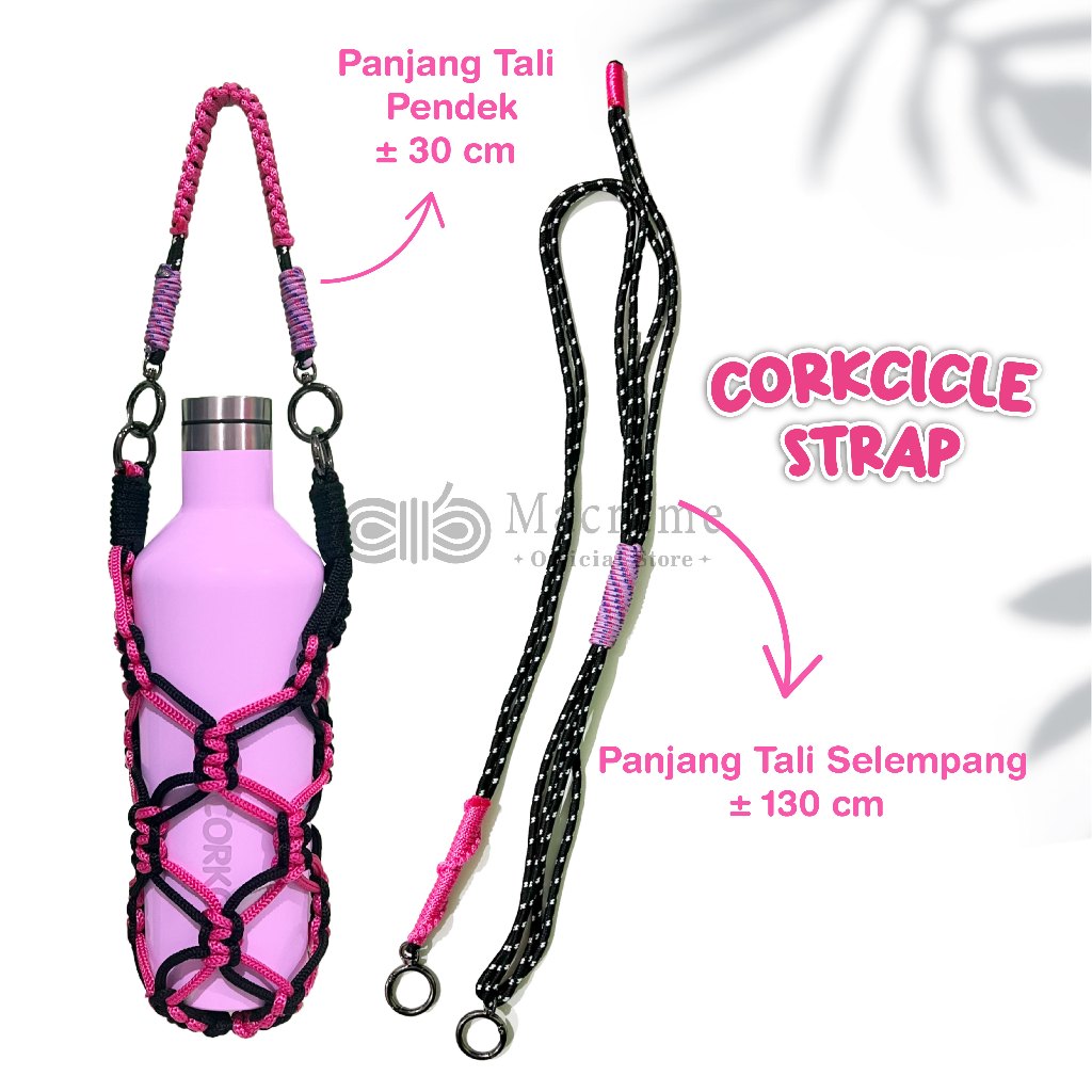 NEW [TERMURAH] CORKCICLE STRAP MACRAME STRAP TUMBLER CORKCICLE STRAP STARBUCKS TUMBLER TALI