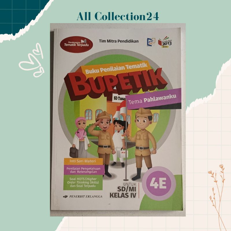 BUPETIK SD/MI Kelas 4 (Jilid 4E) K13 Penerbit Erlangga