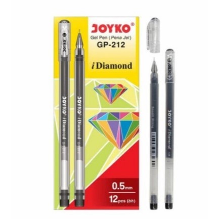 

➮ Pulpen Gel Joyko isi 12pcs Diamond GP-212 ( lusinan) ◄