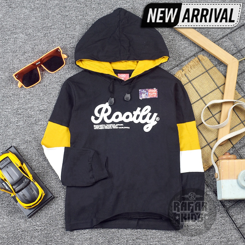 KAOS HOODIE ANAK LAKI LAKI LENGAN PANJANG BAJU KAOS DISTRO ANAK COWOK HOODIE ANAK 2 TAHUN - 11 TAHUN