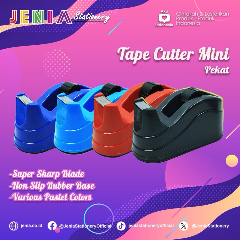 TAPE CUTTER MINI JENIA / PEMOTONG PITA MINI