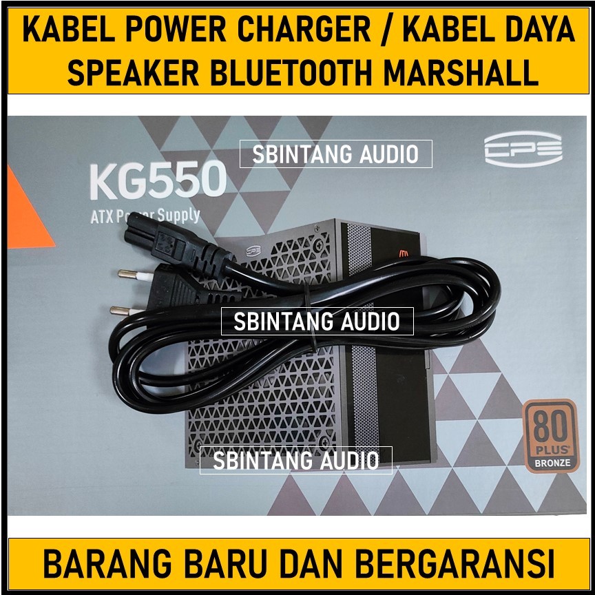 Kabel power charger speaker Marshall Woburn Kilburn Stanmore Acton terbaru