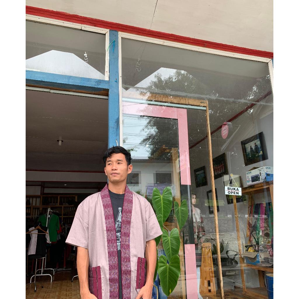 OUTER ETNIK ULOS BATAK KOMBINASI