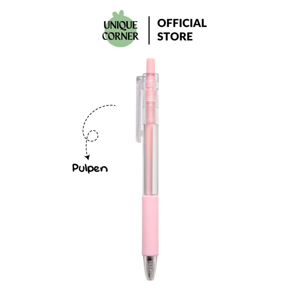 

UQ Pena Pulpen Tulis Warna Warni Transparan Cetekan Gel Pen STY7026