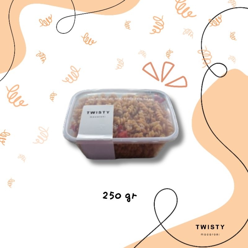 

Macaroni Spiral pedas daun jeruk