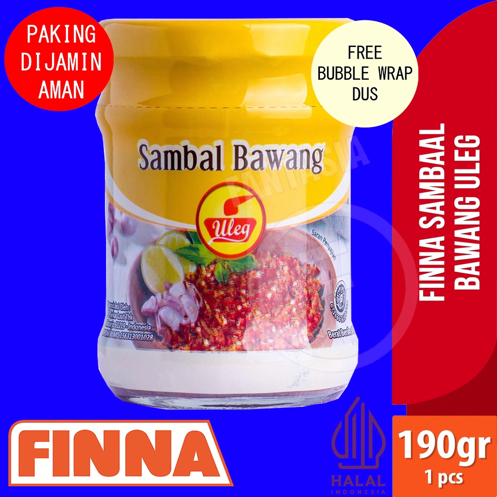 

FINNA SAMBAL BAWANG JAR PAKING FREE ASURANSI+BUBBLE DUS JAMIN AMAN FUN CORNER