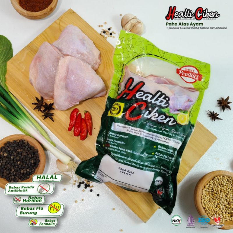 

Ayam Paha Atas 1Kg - Healti Ciken (Ayam Probiotik)