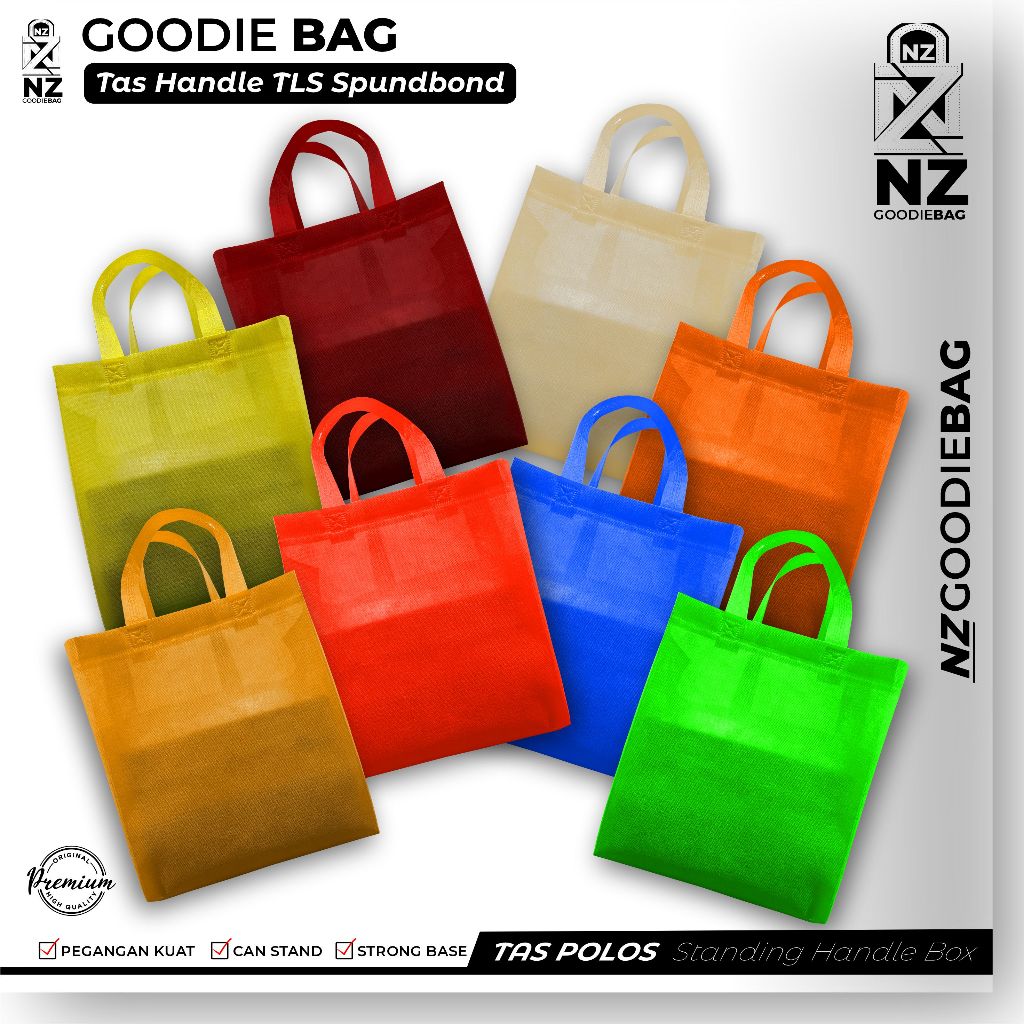 

Tas Spunbond JAHIT POLOS - Goodie bag Handle