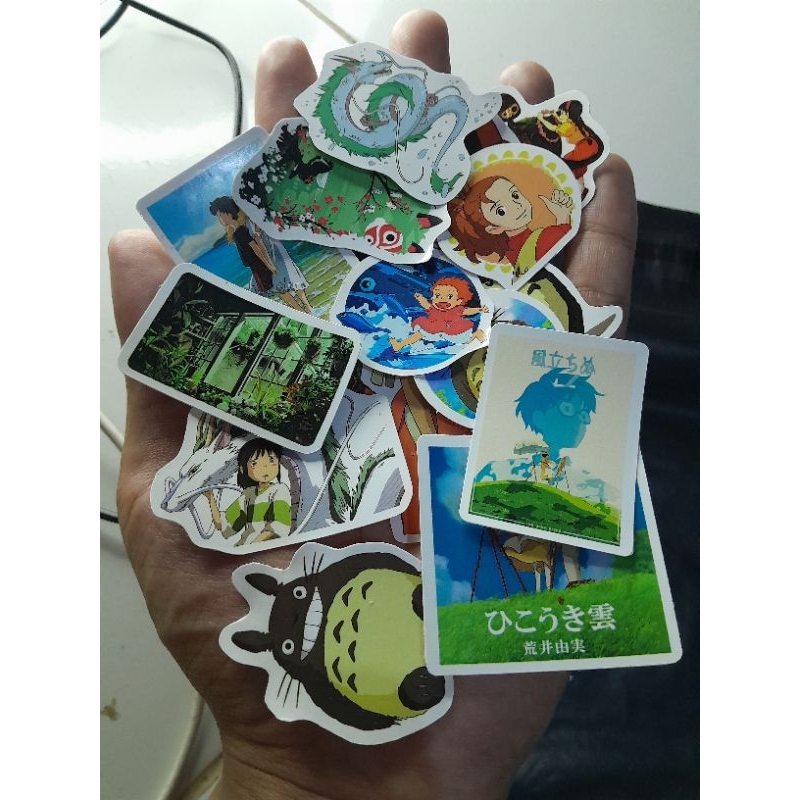 

STUDIO GHIBLI STICKER PACK | STICKER PACK AESTHETIC ISI 15PCS MODEL GHIBLI