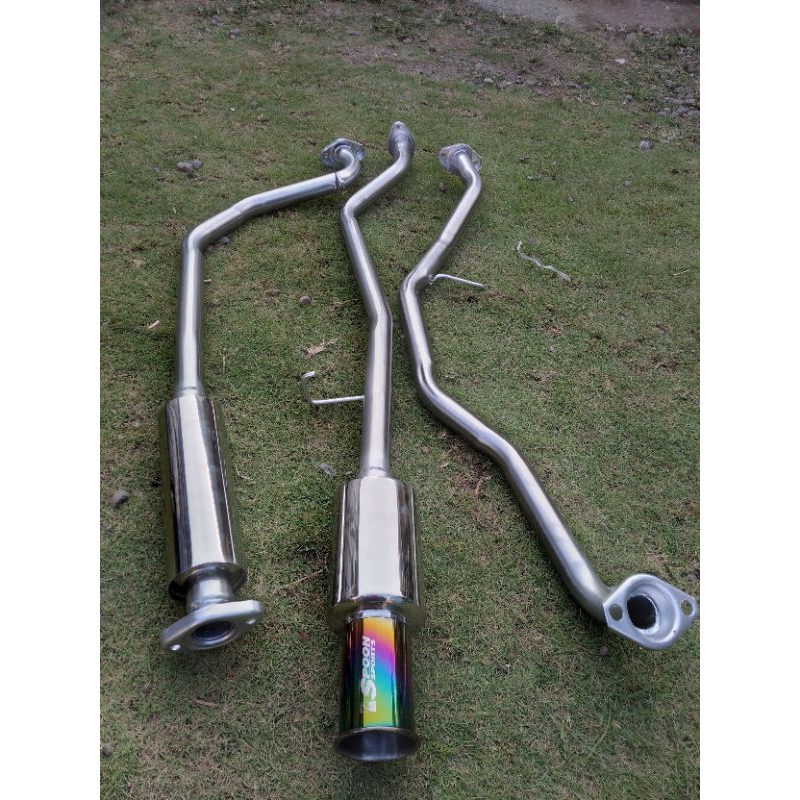 knalpot mobil full SYSTEM tanpa header Sigra / calya 1.2/ Agya / Alya 1.0