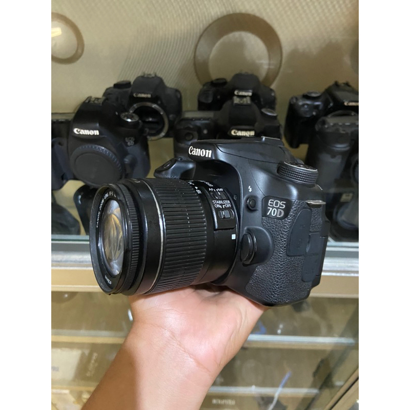 CANON EOS 70D WIFI WG SECOND BERGARANSI NORMAL