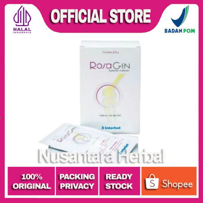 ROSAGEN ® Rosagen Original | Rosagen Asli Suplemen Untuk Memelihara Kesehatan Tulang Dan Persendian