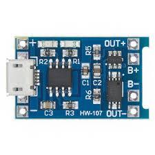 Modul Cas Tp4056 Protection Micro USB 1A