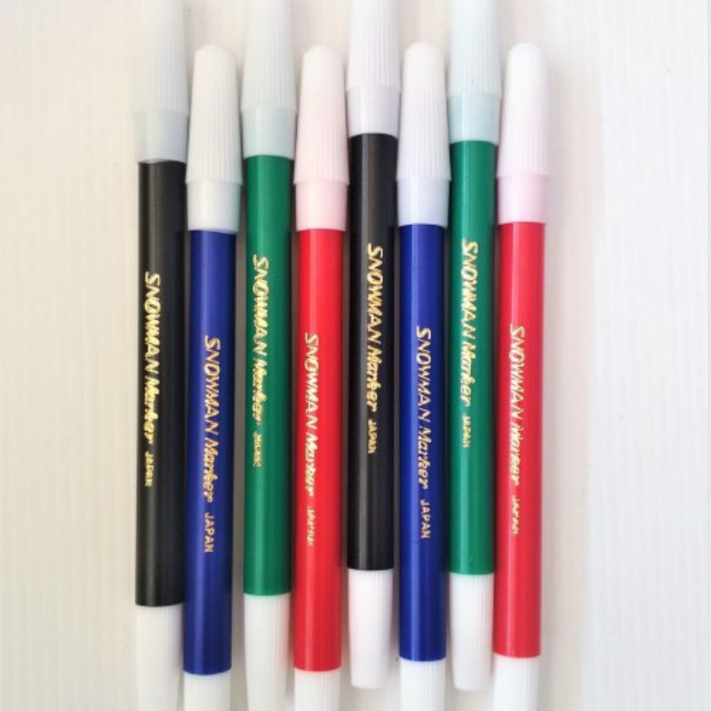 

spidol warna warni snowman