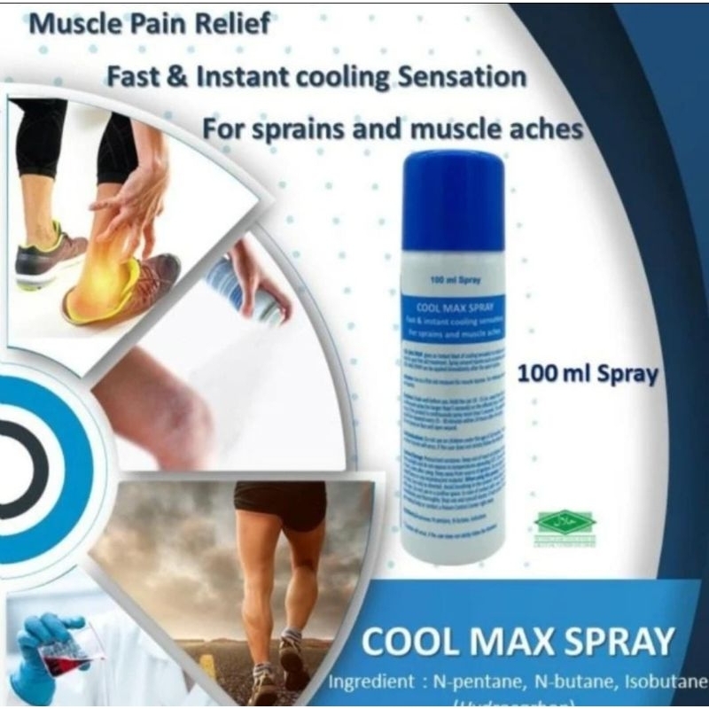 Cool Max Spray 100 ml / Pereda Nyeri Otot / Ethylchloride