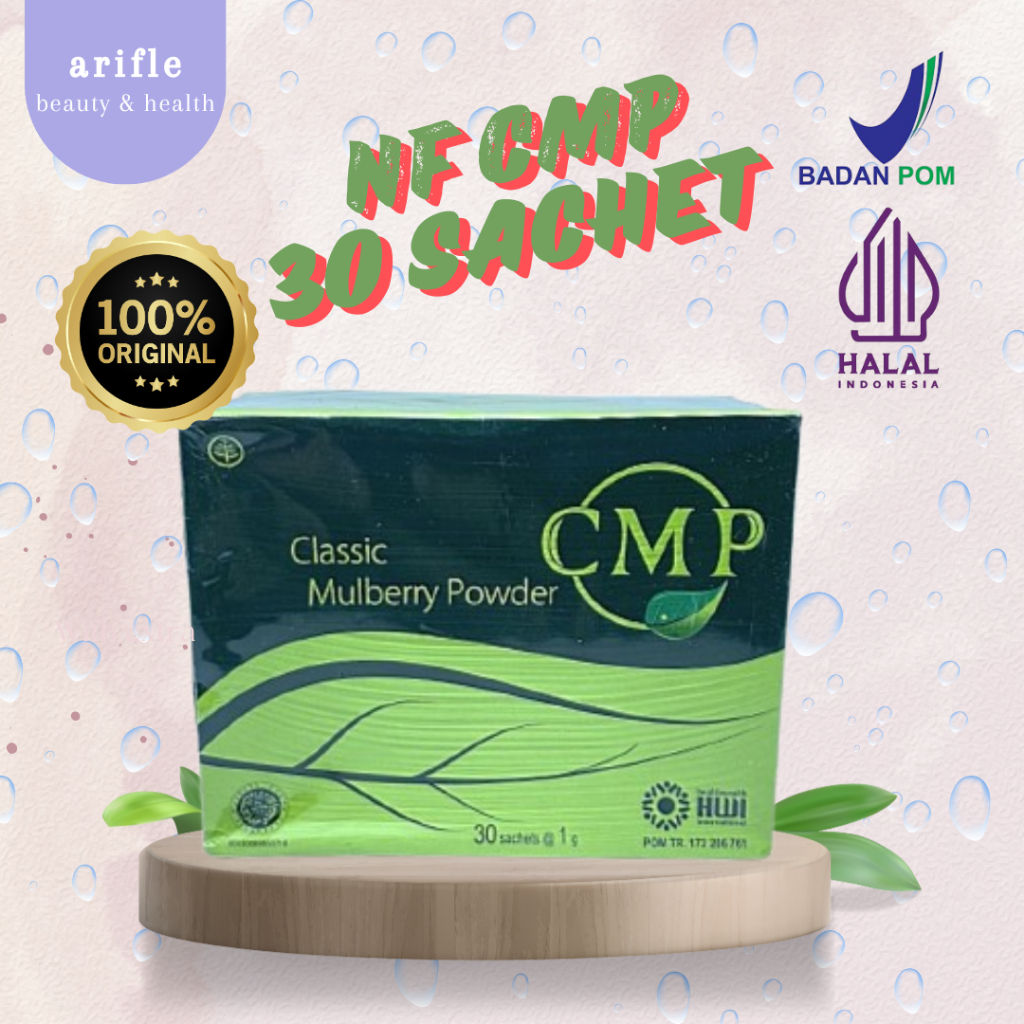 CMP HWI ORIGINAL Asli 100% isi 30 sachet / NF CMP Rasa Mint DAUN KELOR Classic Mulberry Powder