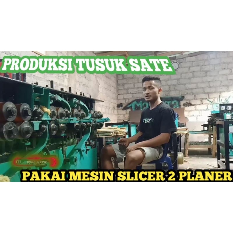 mesin tusuk sate slicer 2 planer berkwalitas