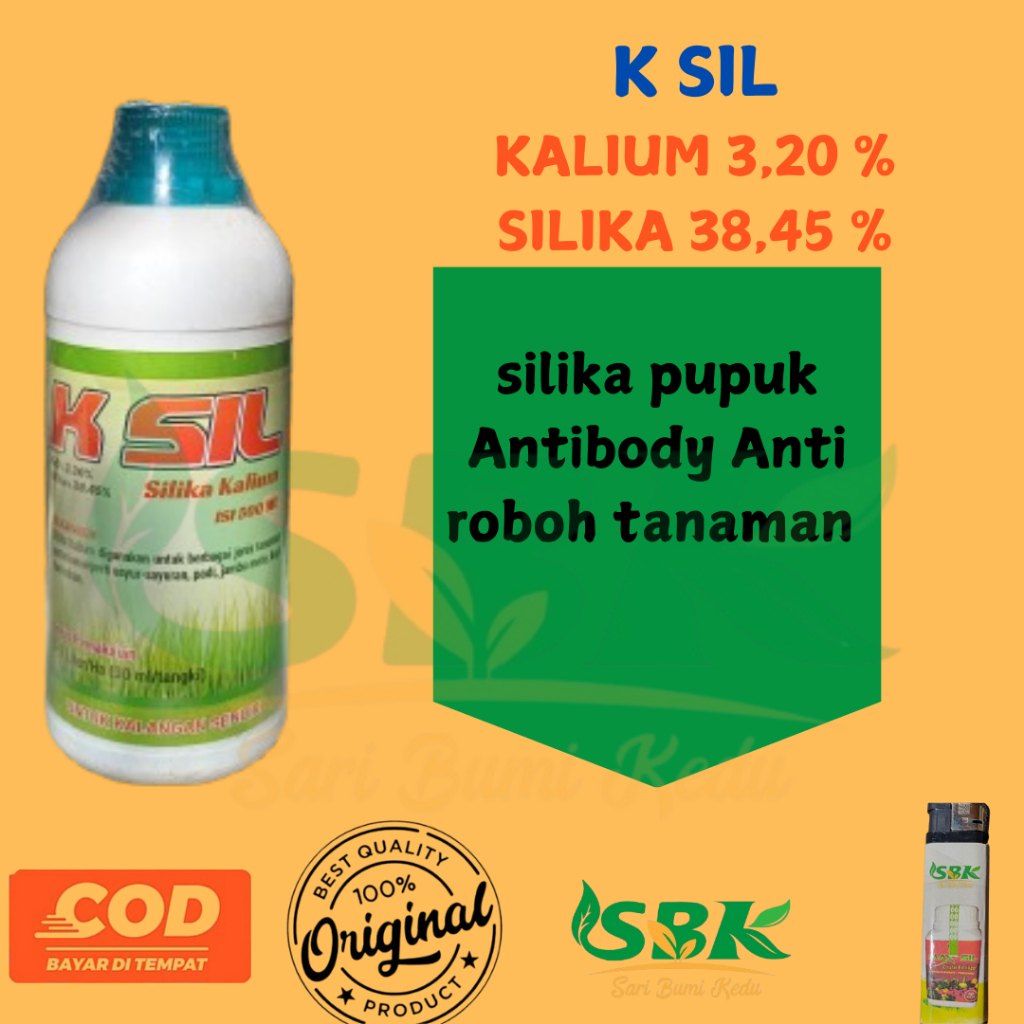 silika pupuk Antibody Anti roboh tanaman K Sil 500 ml