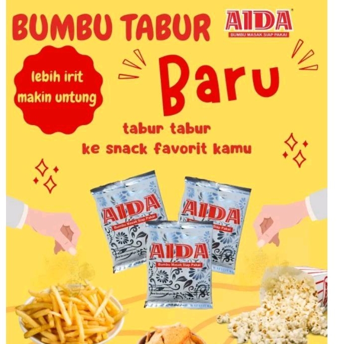 

BUMBU TABUR AIDA / AIDA BUMBU MASAK SIAP PAKAI