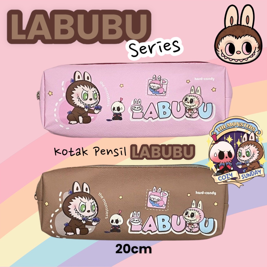 

Tempat Pensil Anak Gambar Lucu Gantungan Labubu Sanrio Kuromi Melody Purin Karakter Lucu Kotak Pensil Resleting