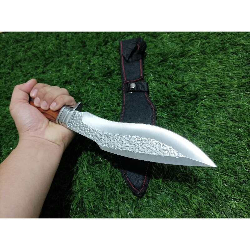 PISAU DAPUR GURKA HUNTING KUKRI STENLESS BAJA