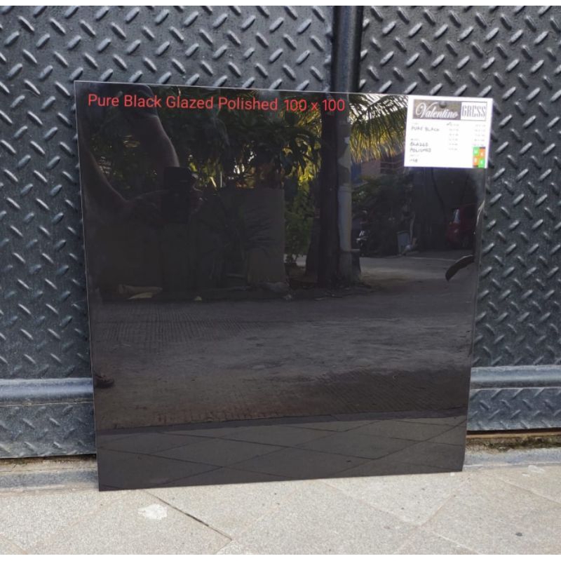 granit lantai 60x60 hitam glossy marmer kw1