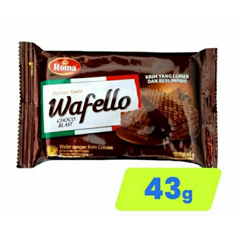 

Wafer Coklat Roma Wafello