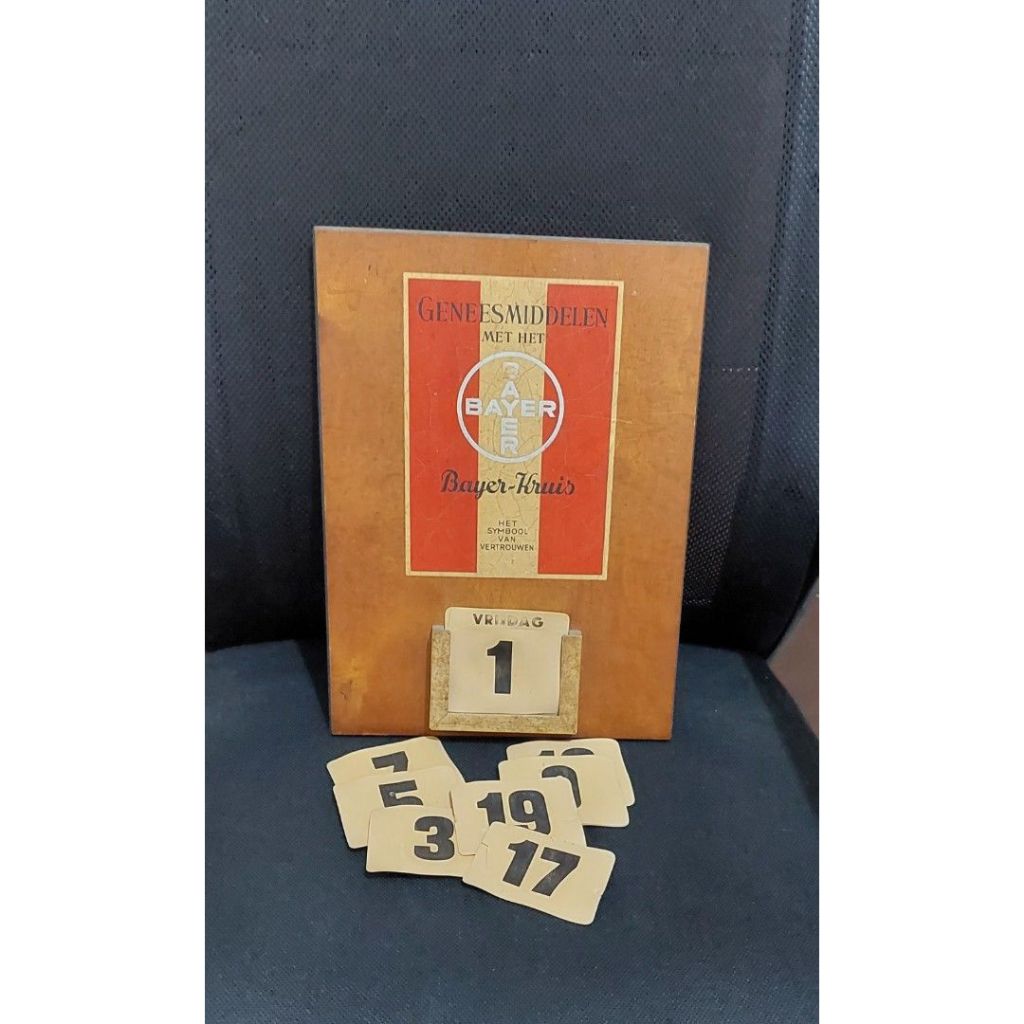 

kalender manual antik 1930 an