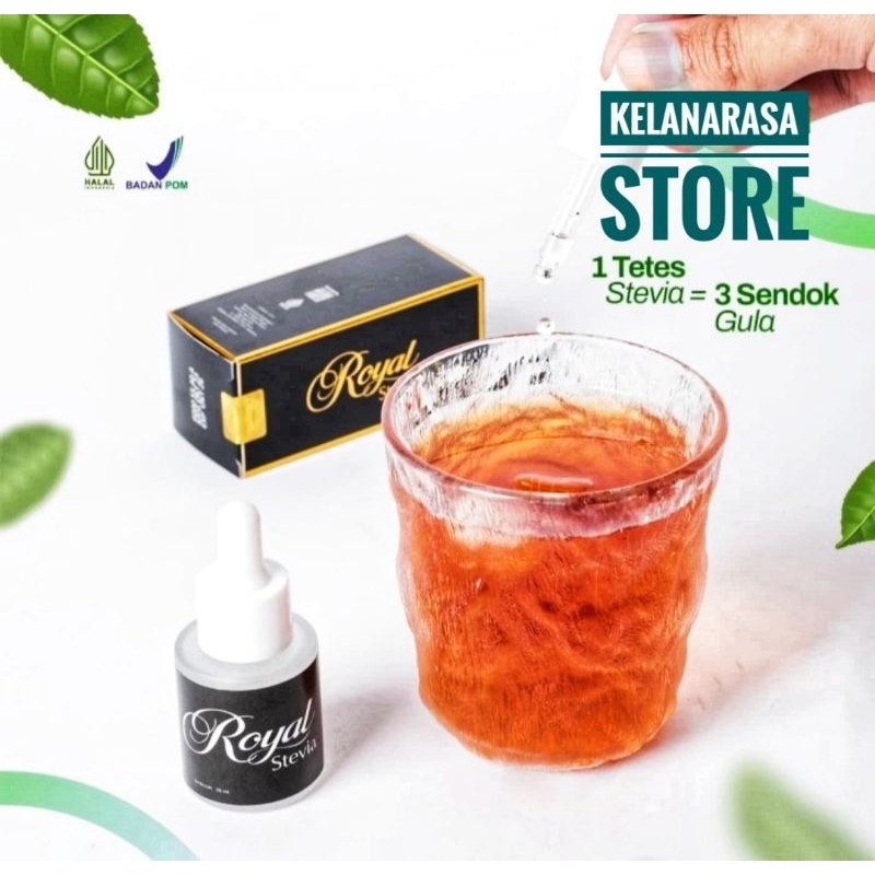 

Royal Stevia Pemanis sweeterner alami 15ml Halal Indonesia