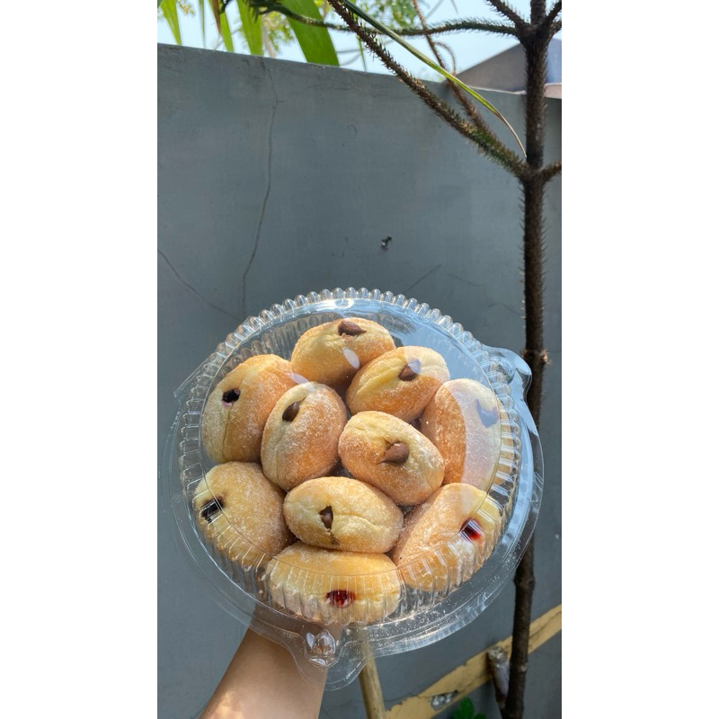 

donat bomboloni besar isi 10
