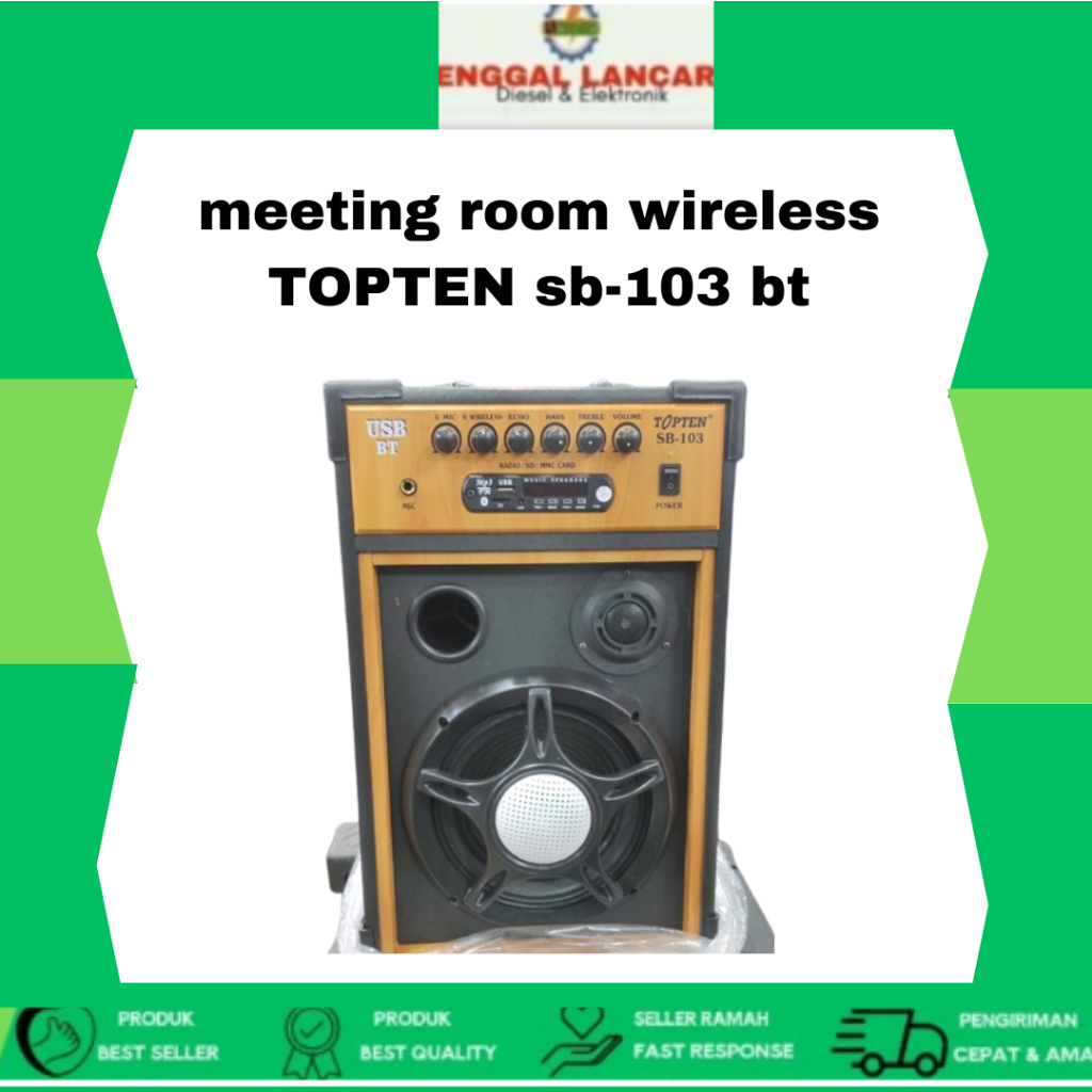 SPEAKER MEETING TOPTEN SB-103 BT