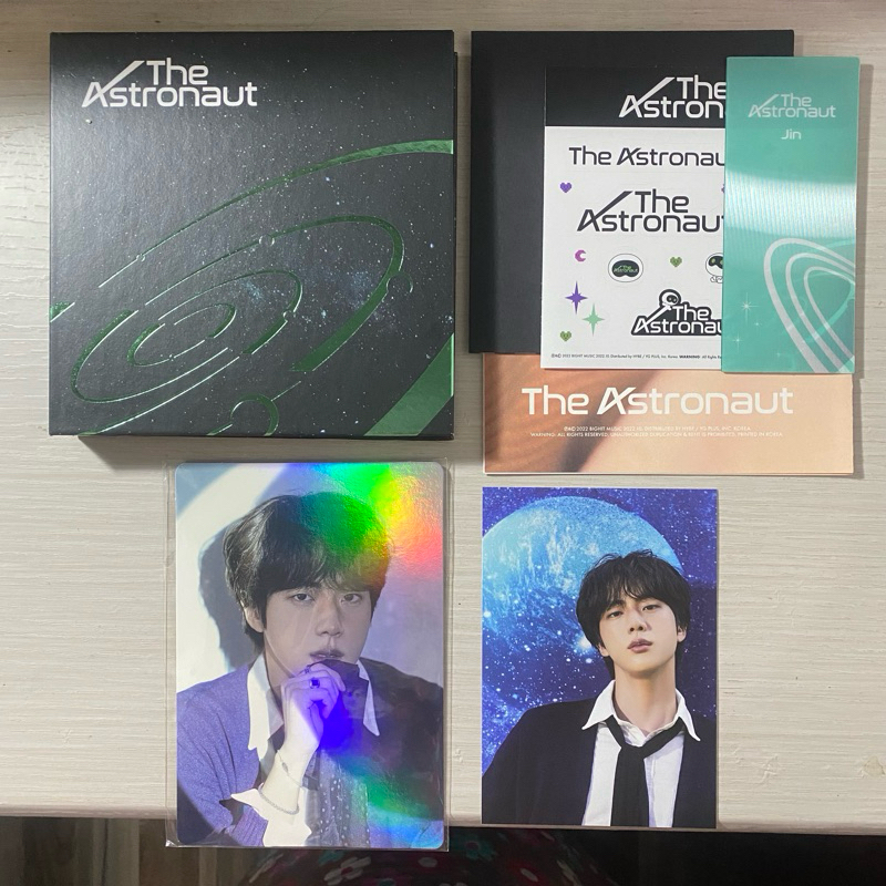 Album BTS Jin Seokjin The Astronaut + POB Weverse (minus pc)