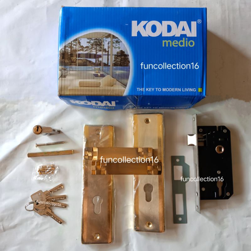 Kunci Pintu Silinder Set merk KODAI MEDIO