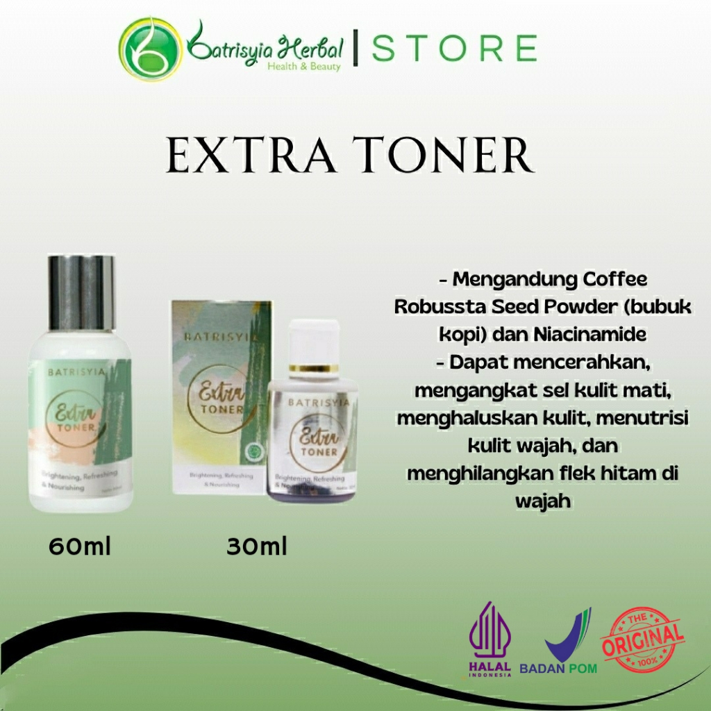 Batrisyia extra toner / flek hitam / kusam bandel