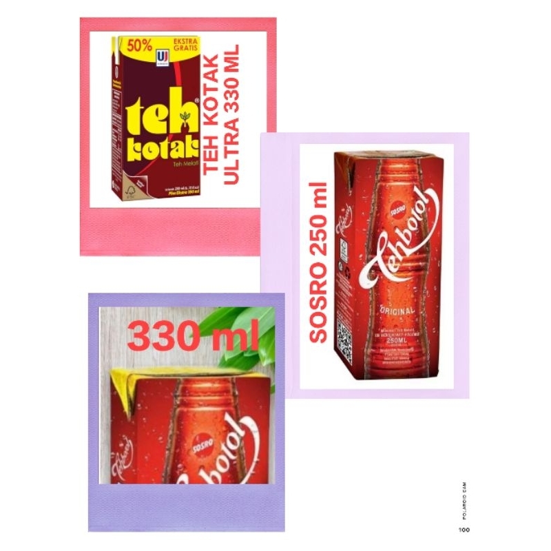 

TEH KEMASAN 250 ml , 330 ML ECERAN 1 PCS