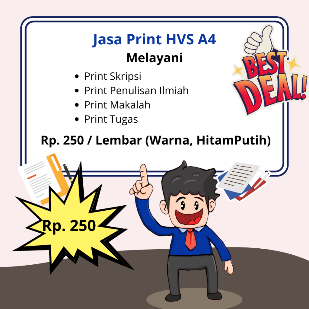 

Print PDF Skripsi | rp.250 per lembar