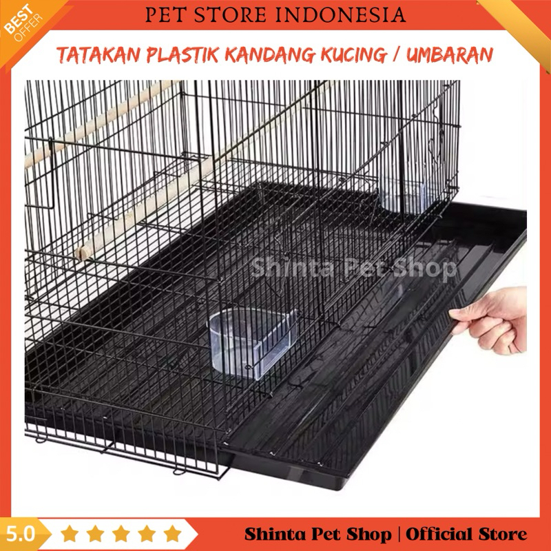 TEBAL Tatakan Plastik Kandang Kucing Umbaran Tatakan Kandang