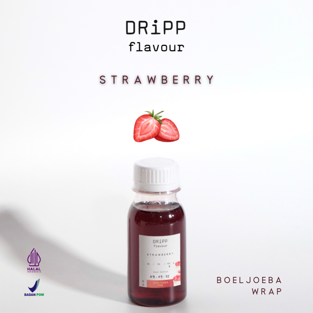 

Dripp Strawberry Syrup Repack [30, 50, 100] g