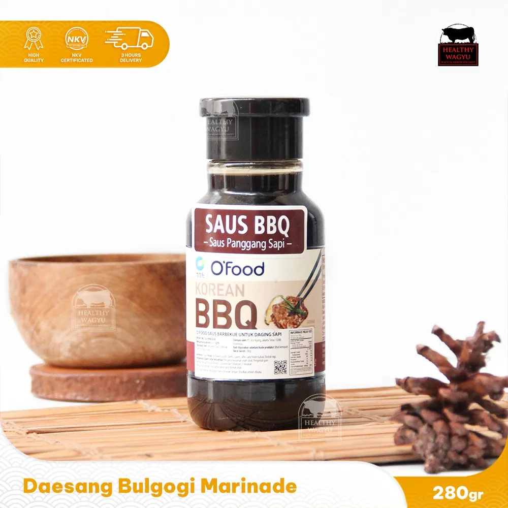 

Daesang Beef Bulgogi Marinated 280gr / Saus Panggang Sapi Korea Healthy Wagyu