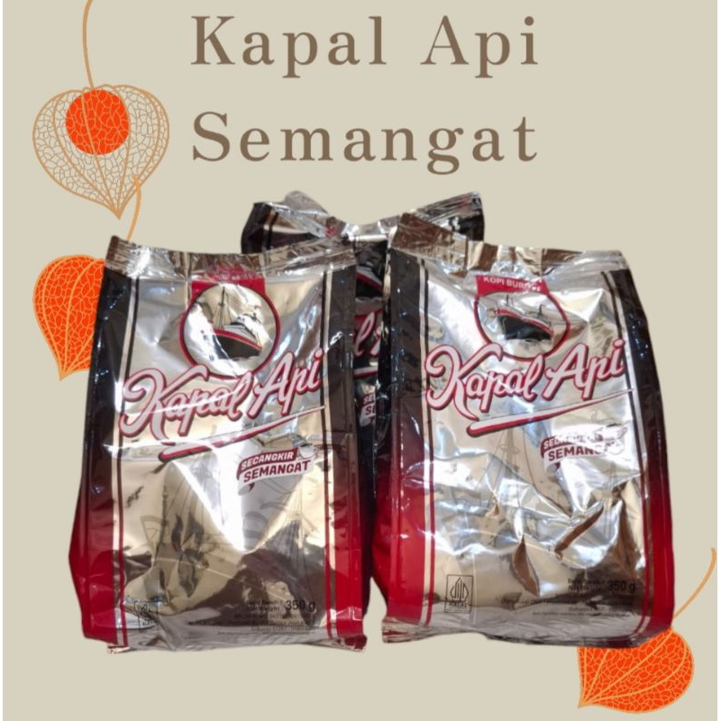 

KOPI BUBUK,KAPAL API BUBUK SEMANGAT ,KOPI KAPAL API 350G,KAPAL API SEMANGAT,KAPAL API SILVER