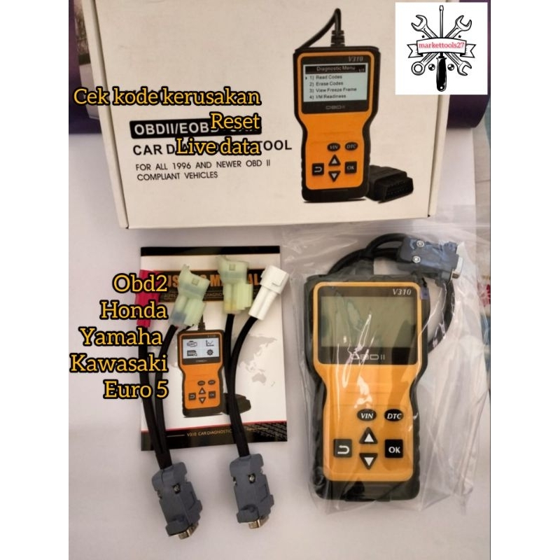 scanner OBD2  alat reset motor injeksi