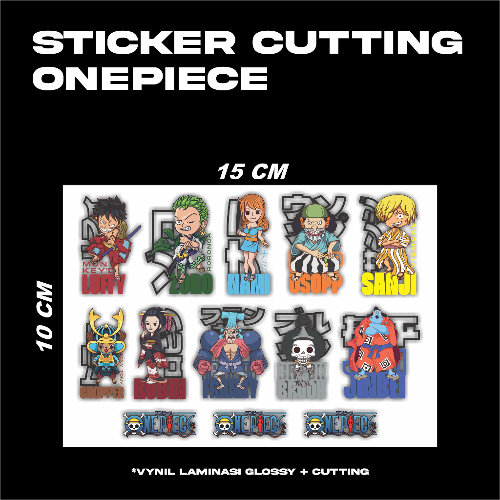 

STIKER ONEPIECE / STIKER CUTTING ONEPIECE / ONEPIECE
