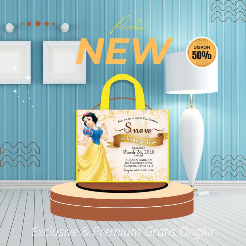 

Tas Ultah Snow White Goodiebag