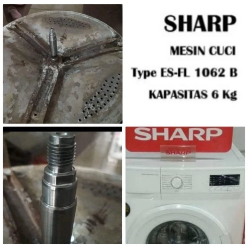 Segitiga mesin cuci  sharp es fl1062 b es fl862 es fl1062b drat luar