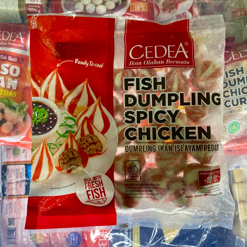 

Cedea Fish Dumpling Spicy Chicken 500gr