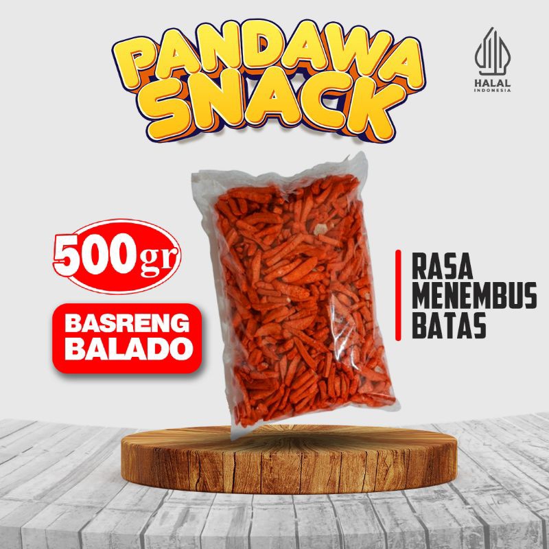 

Basreng Pedas Manis Balado 500 GR Basreng Viral