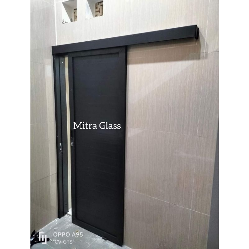 pintu sliding full Aluminium L80 x T200