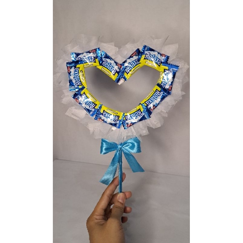

buket permen gagang love