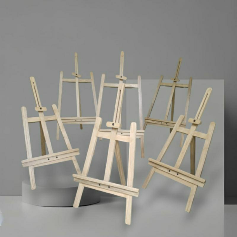 

Easel lukisan,stan lukis, easel stand,stand kayu kuat,easel kokoh,BAHAN kayu SUNGKAI, standing lukisan